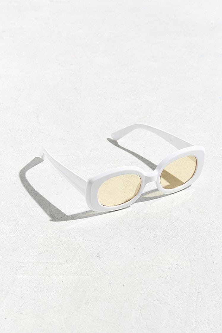 Chunky Squared Oval Sunglasses