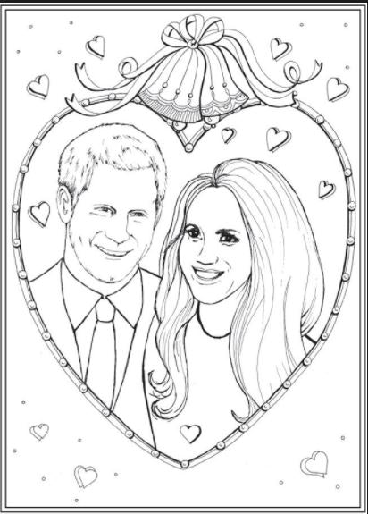 8100 Colouring Pages Royal Family Pictures