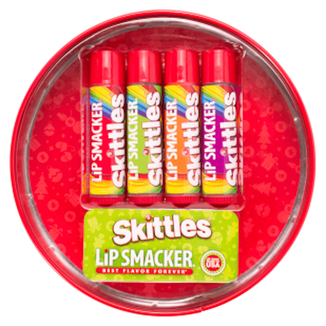 LiP Smacker Skittles 4-Piece Lip Balm Tin