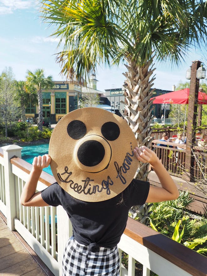 Floppy Straw Sun Hat - Dark