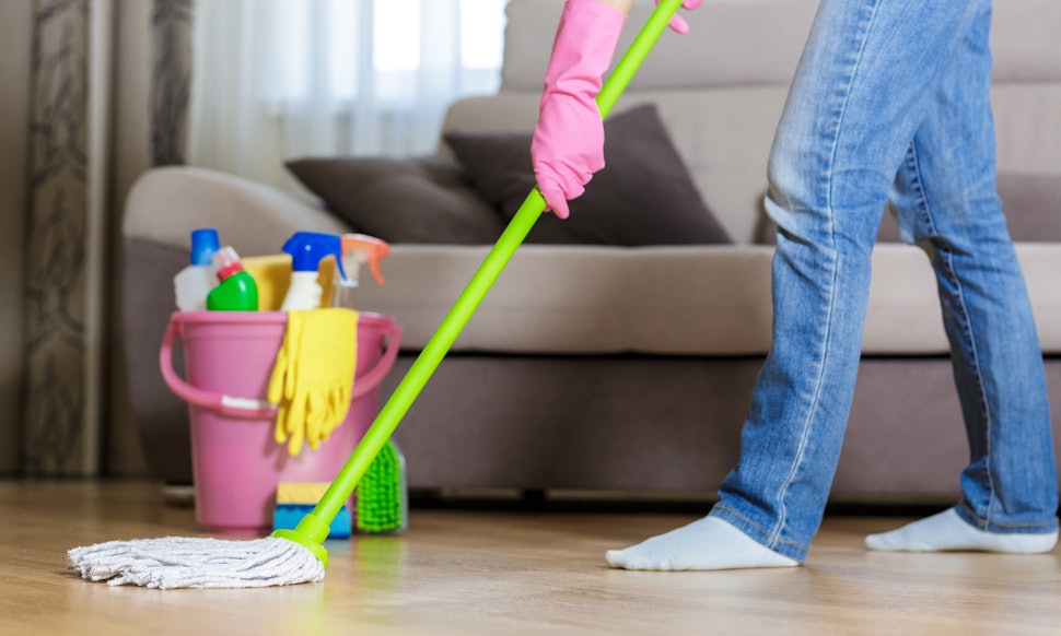 Mop the floors