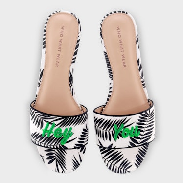 Women's Sloane Palm Slide Sandals - Who What Wear