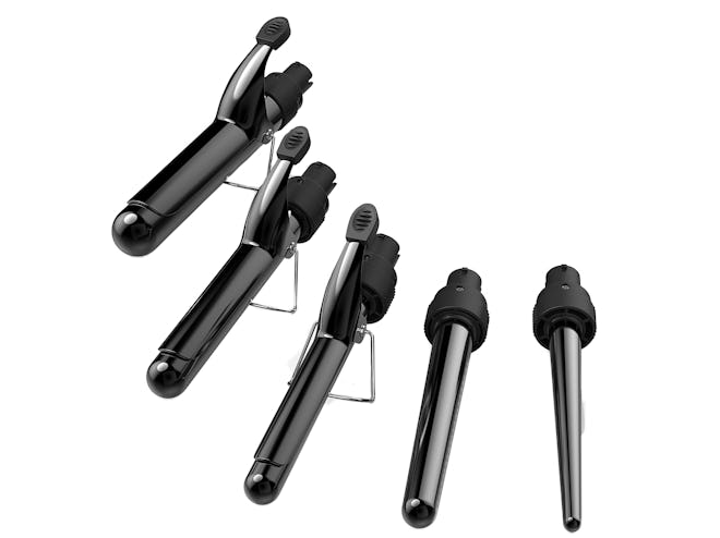 Xtava 5 in 1 Professional Curling Wand And Iron Set