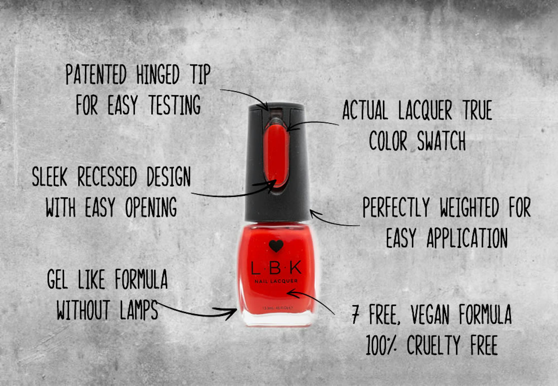 LBK Nail Polish Has "Swatch Caps" So You Can See How A Shade Looks On