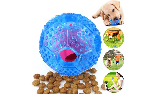 CHLEBEM Interactive IG Puzzle Dog Toy Ball