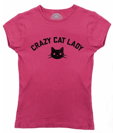 TEAM CRAZY CAT LADY T-SHIRT
