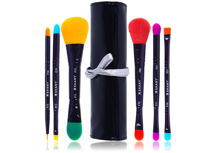 SHANY 6-Piece Double-Sided Travel Brush Set 