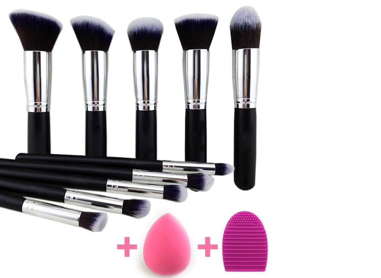 BEAKEY Makeup Brush Set Premium Synthetic Kabuki Foundation Face 