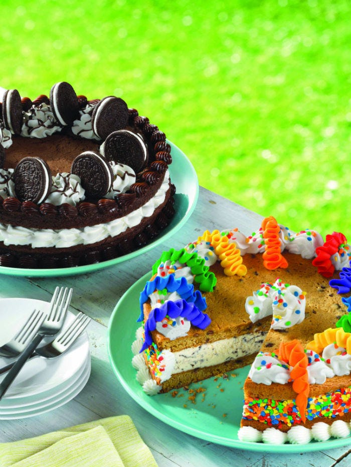 Baskin Robbins’ New Cookie Cakes Are Literally Giant Ice Cream