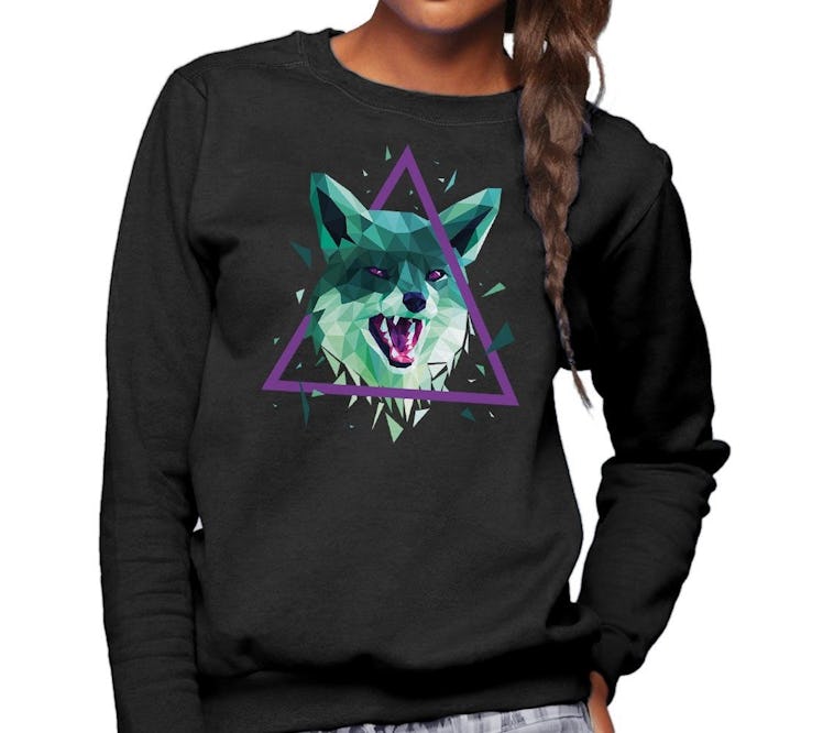 GEOMETRIC FOX SWEATSHIRT