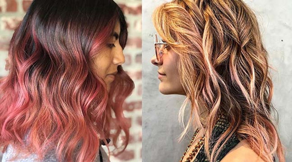 Photos Of Peach Hair Color Prove That This Sweet Trend Is