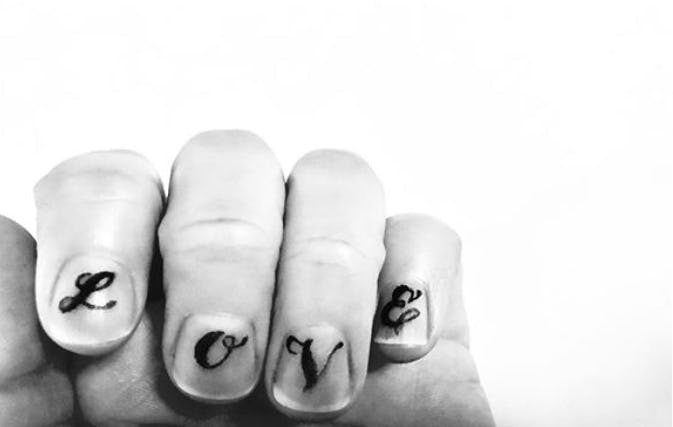 nail tattoo