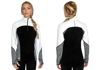 WoolX, Rory Women’s Quarter Zip Sweater
