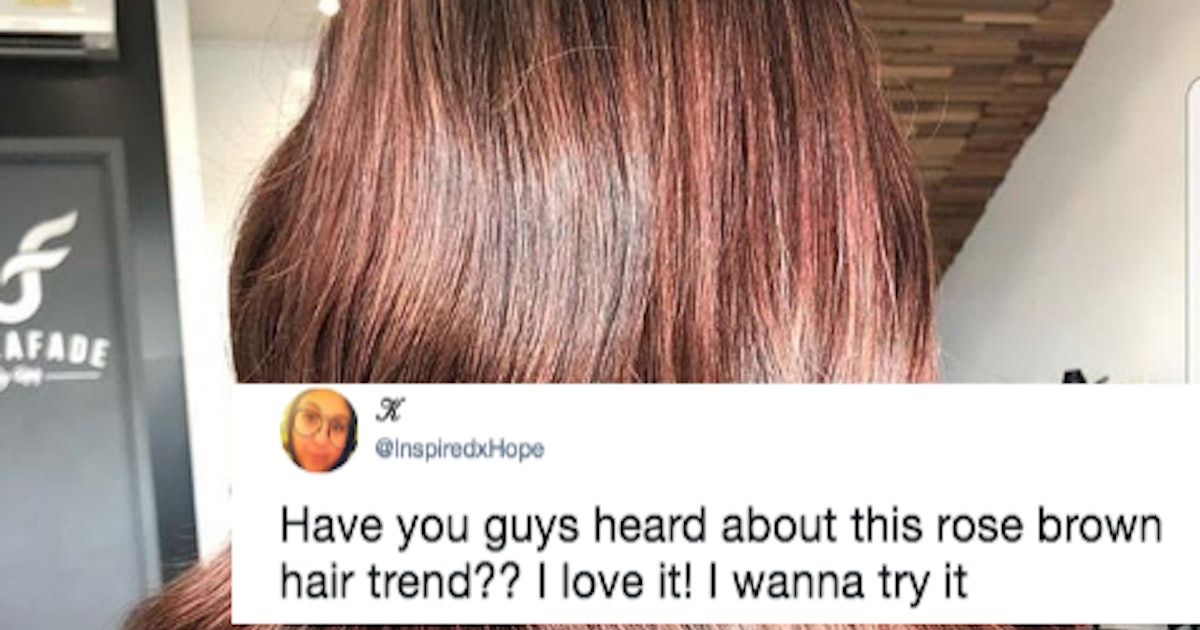 Rose Brown Hair Is Now A Thing Here S How To Get It