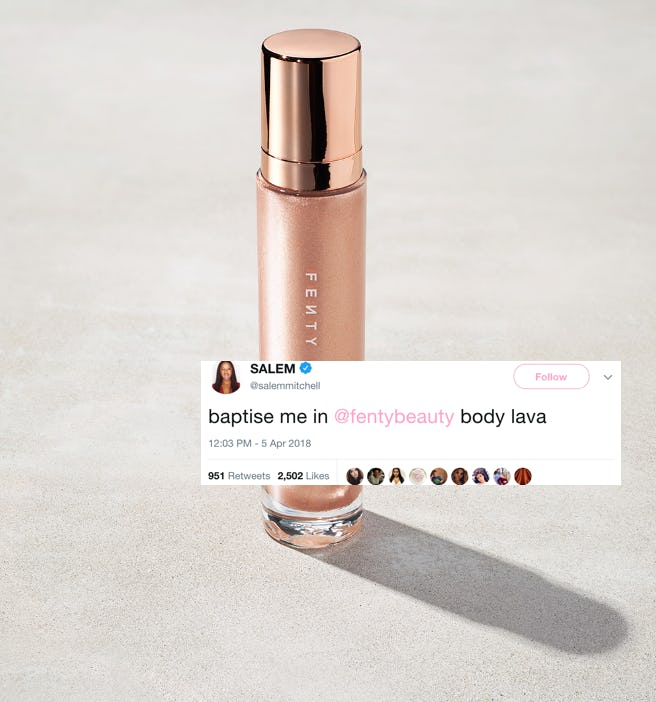 Is Rihanna s Fenty Beauty Body Lava Sold Out The Magic Potion Has Finally Arrived