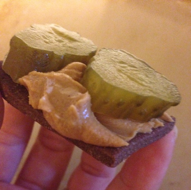 A Viral Peanut Butter & Pickle Sandwich Recipe Is Tearing The