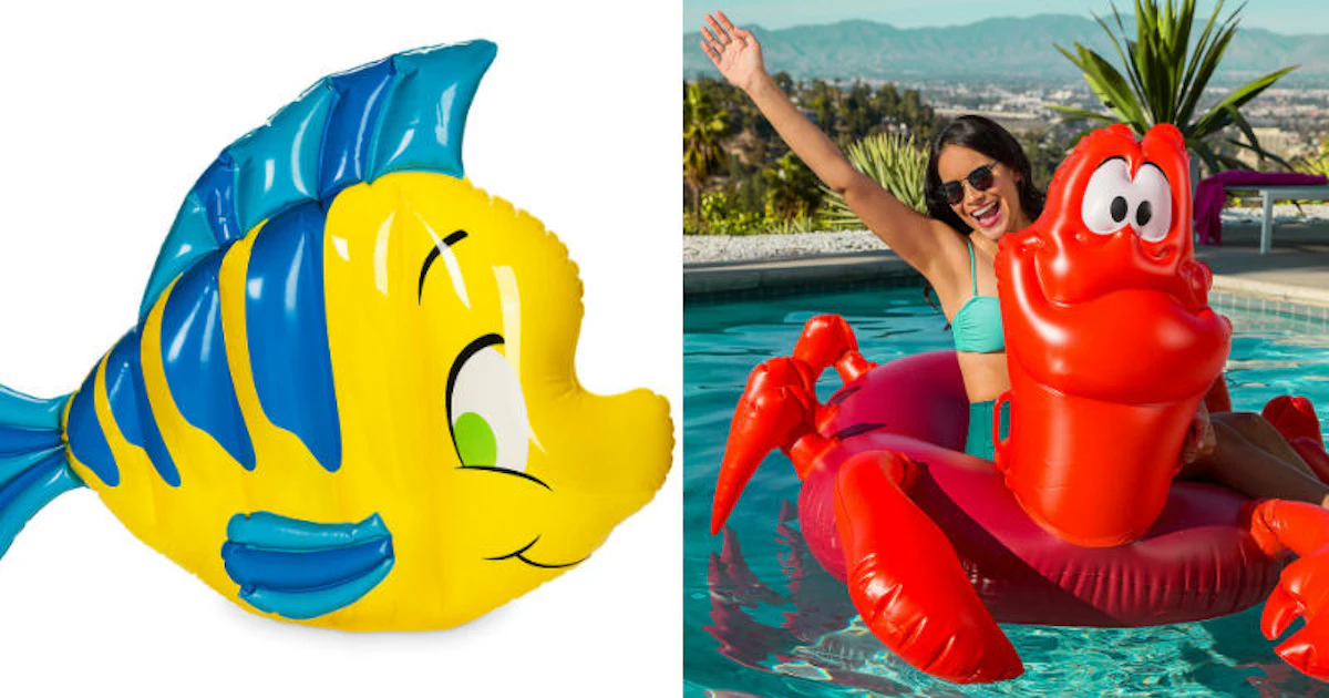 Mermaid Ride Pool Disney's 'Little Mermaid' Pool Party Collection Is Made For Your 'Gram ...