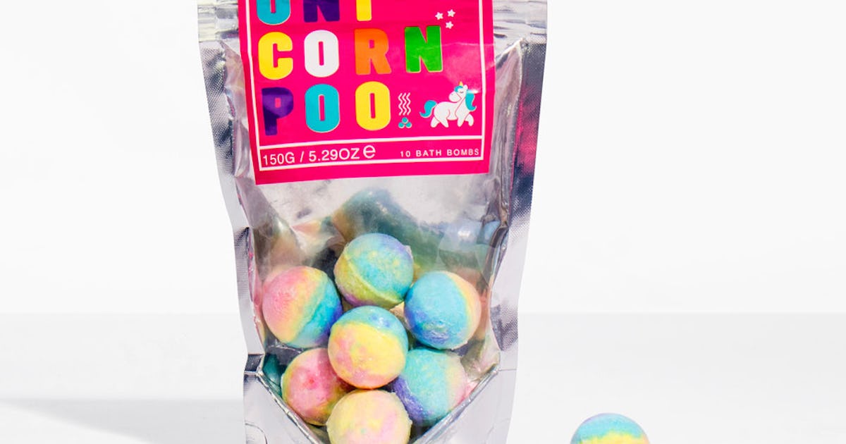 Unicorn Poop Bath Bombs Exist & Yes, They're As Great As They Sound