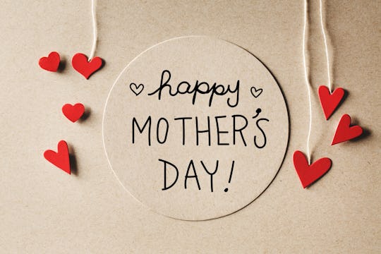 a happy mother's day sign