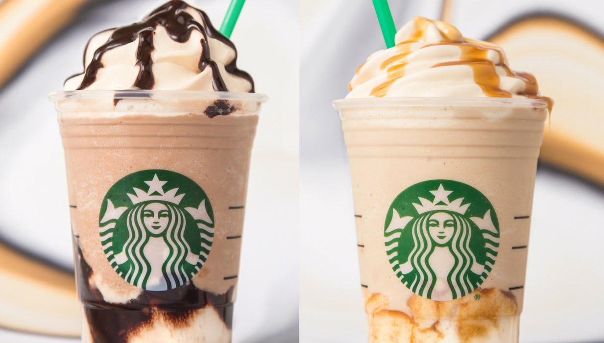 starbucks drinks with whipped cream