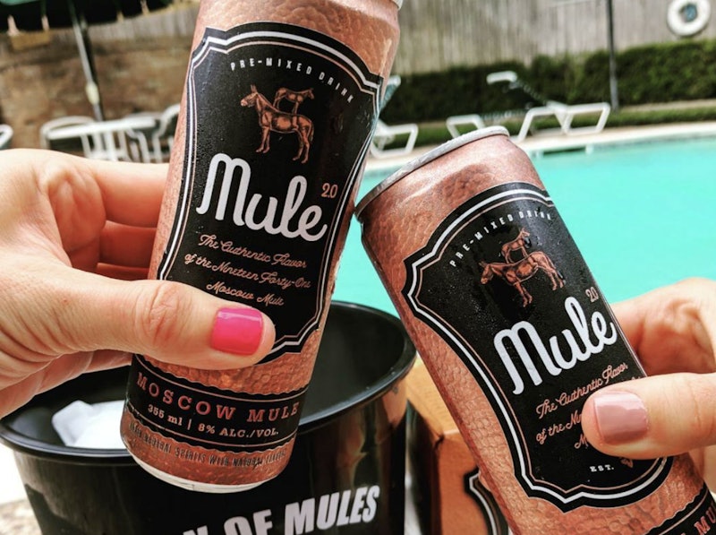 Mule 2.0 Makes Moscow Mules In A Can & You Won't Miss The ... Mule 2.0 Makes Moscow Mules In A Can & You Won't Miss The ...