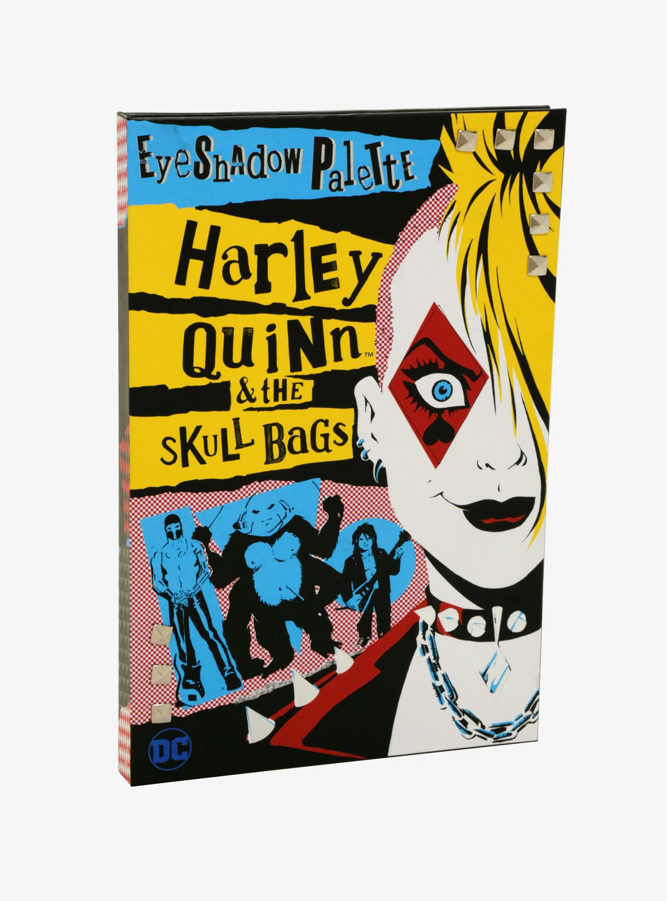 Hot Topics Harley Quinn Eyeshadow Palette Looks Like An Actual Old