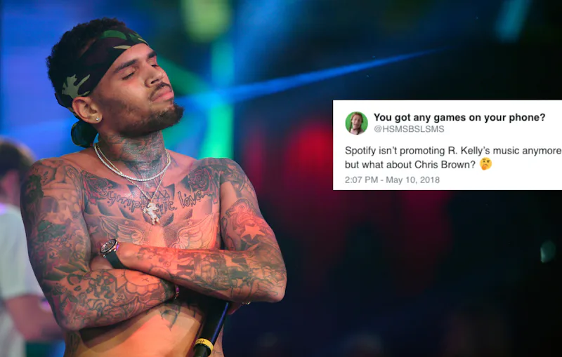 Will Chris Brown S Music Be Taken Off Spotify Fans Are Asking After R Kelly S Removal From Playlists