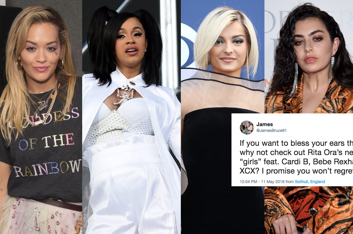 Rita Ora, Cardi B, Bebe Rexha, & Charli XCX's "Girls" Collaboration ...