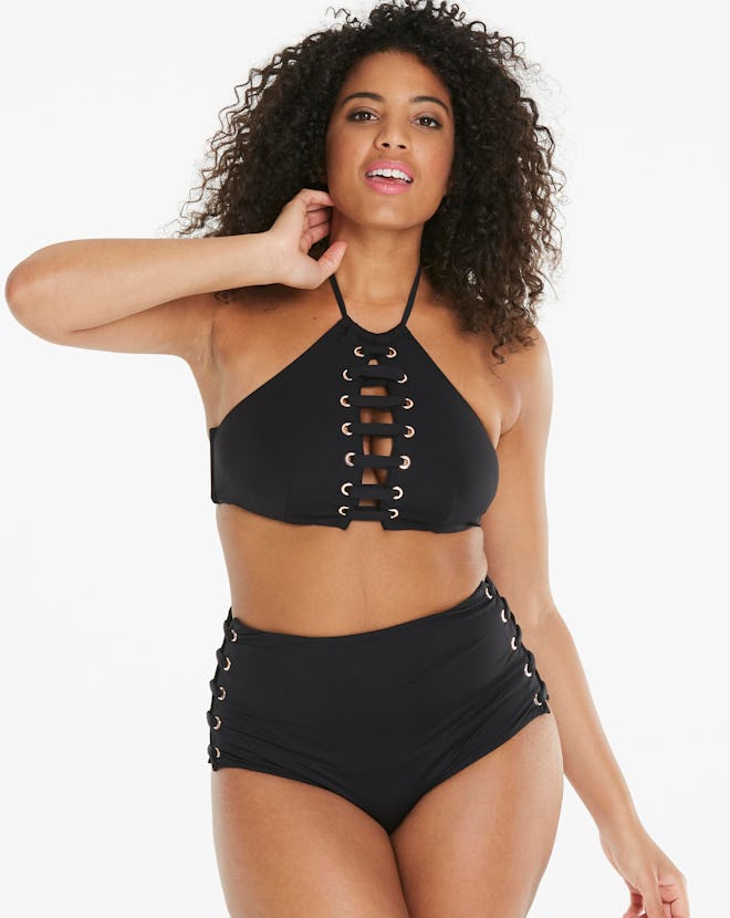 Simply Yours Strappy Halter Bikini Top
