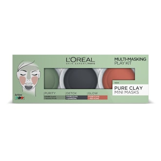 L'Oreal Paris Pure Clay Multi Masking Face Mask Play Kit