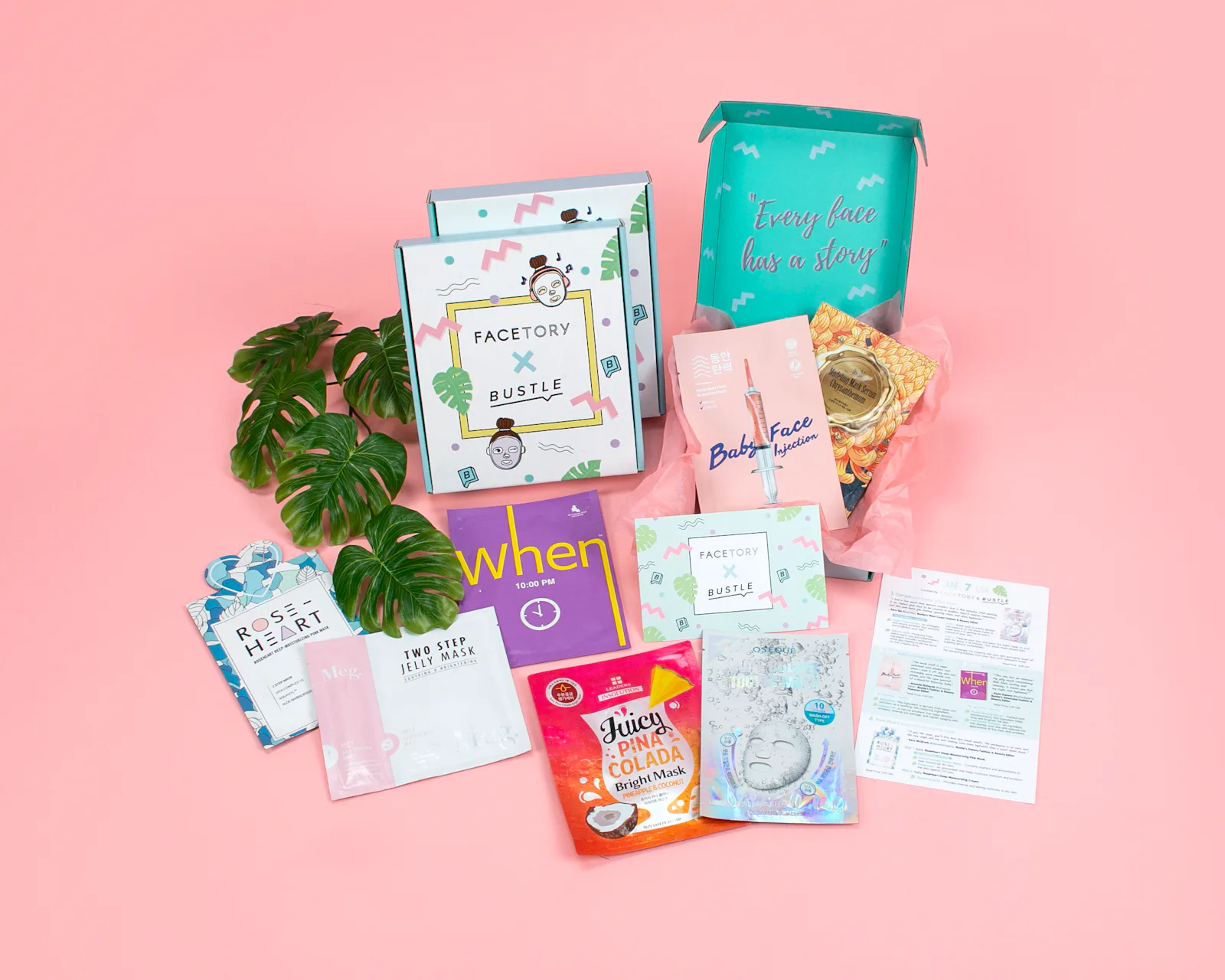 FaceTory's June 2018 Sheet Mask Box Was Picked Entirely By Bustle Editors