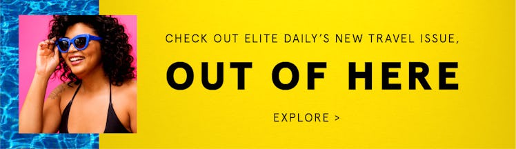 The cover of Elite Daily's column "Out of here"