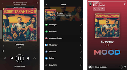 How To Share Spotify Songs To Your Instagram Story Without Taking