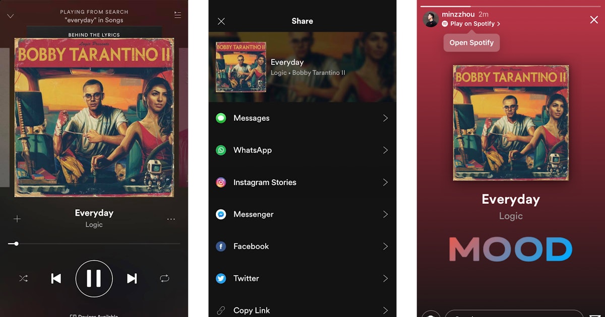 How To Share Spotify Songs To Your Instagram Story Without Taking