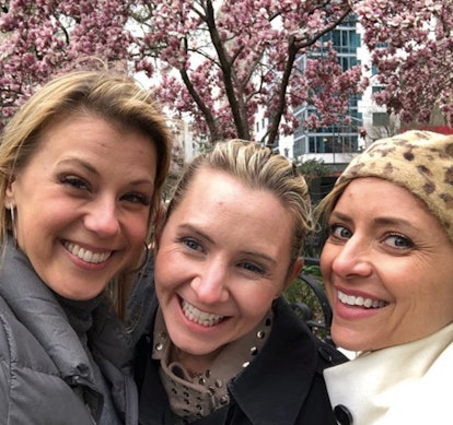 Beverley Mitchell taking a selfie with Jodie Sweetin and Christine Lakin