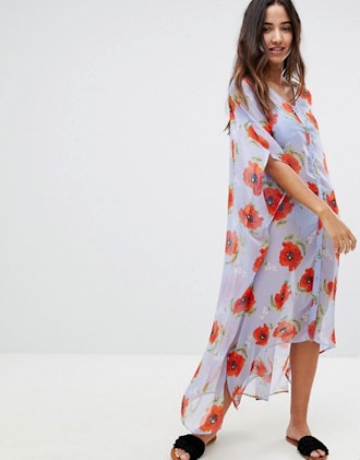 Y.A.S Poppy Printed Beach Cover-Up 