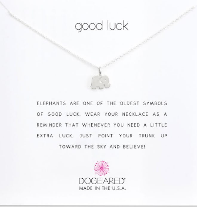 Good Luck Elephant Charm Necklace