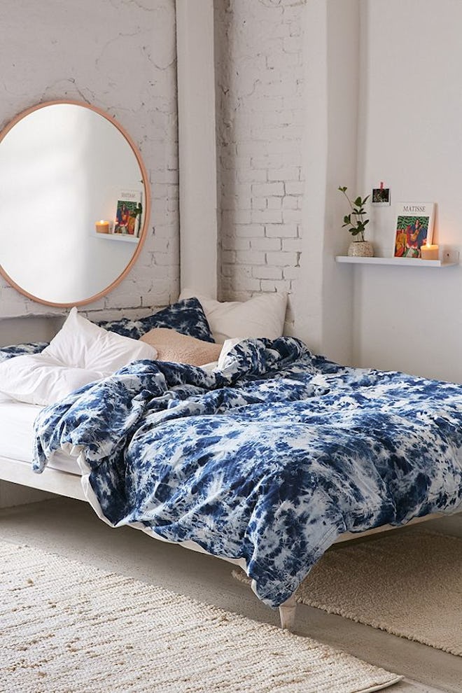 Denim Tie-Dye Duvet Cover