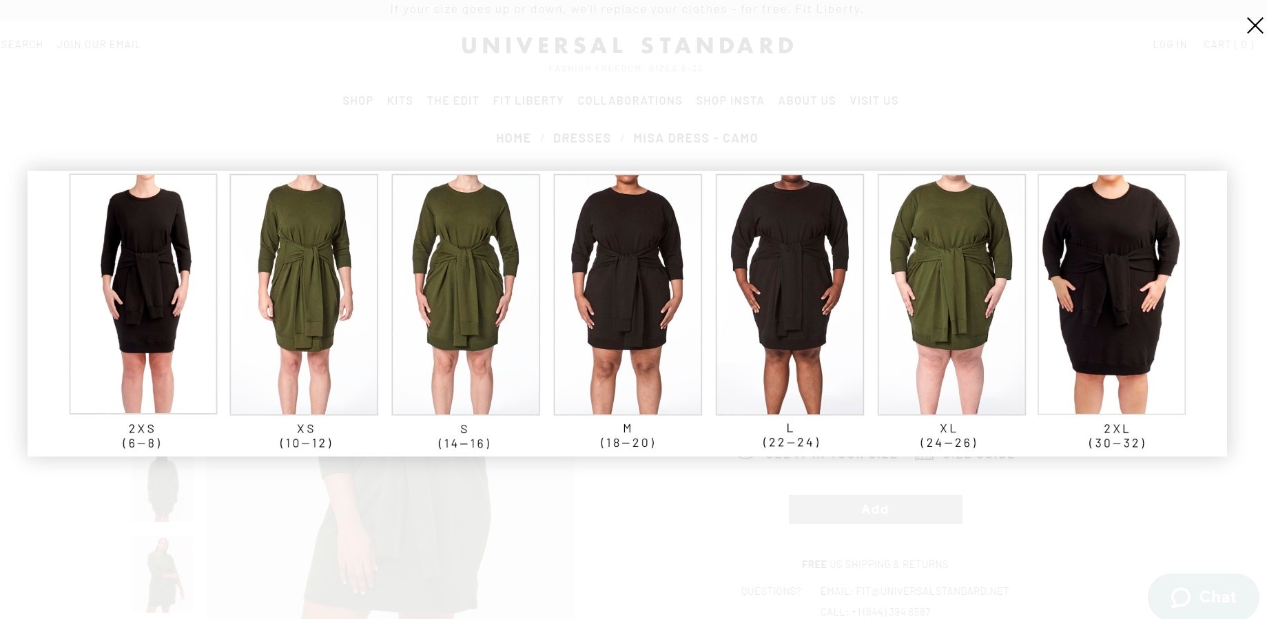 What Are Universal Standard's Sizes 