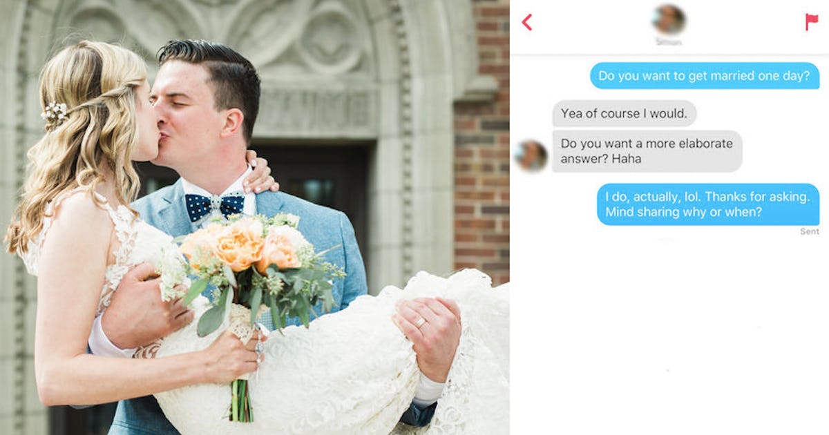 I Asked My Tinder Matches If They Wanted To Get Married Their Responses Had Me Shook