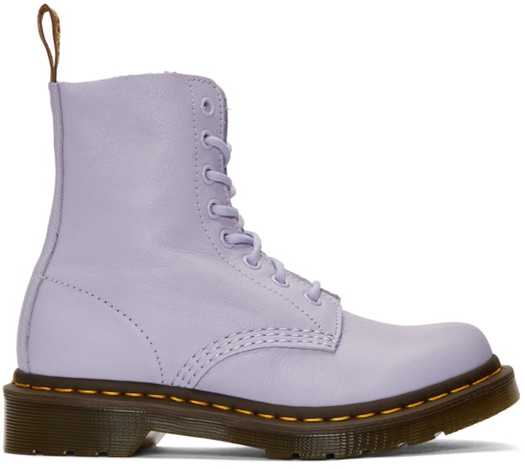 Dr. Martens Purple Pascal Ankle Boots