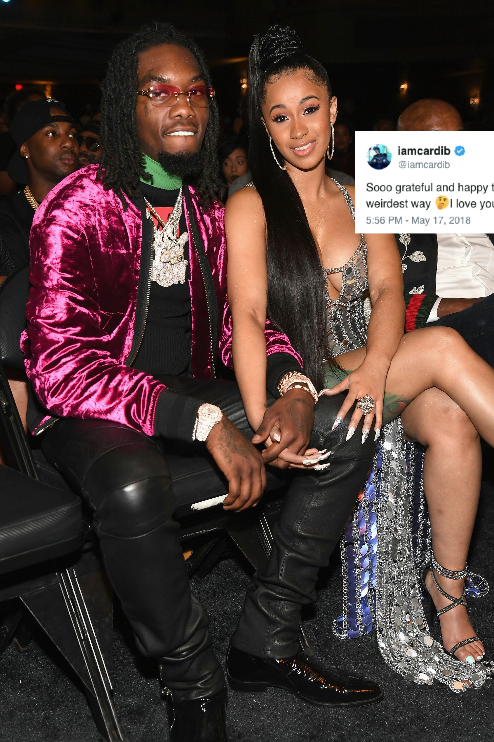 Cardi B Reacted To Offset's Car Accident On Twitter With Nothing But ...