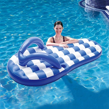 Blue Wave Marine Blue Flip-Flop Inflatable Pool Float