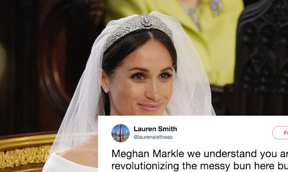 Tweets About Meghan Markle's Royal Wedding Hair Show ...