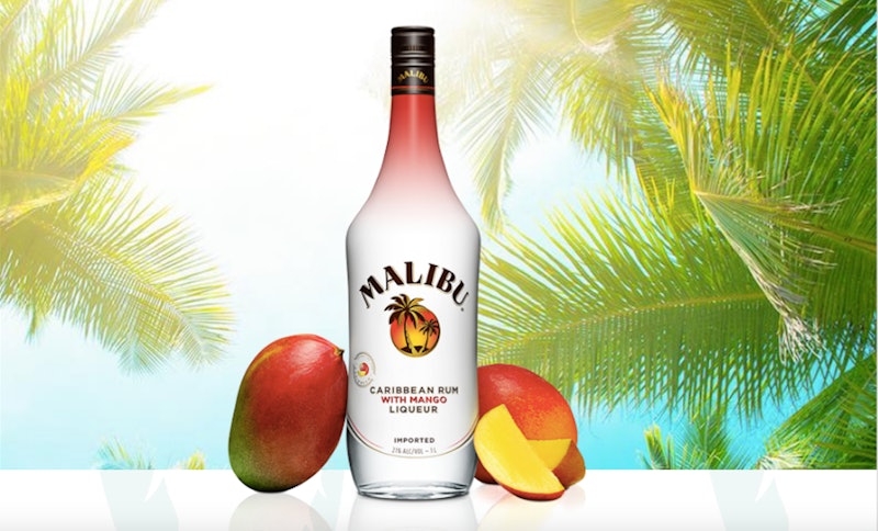 Mango Malibu Rum Liqueur Is Here For The Summer Your Pina Coladas Just Got The Ultimate Twist