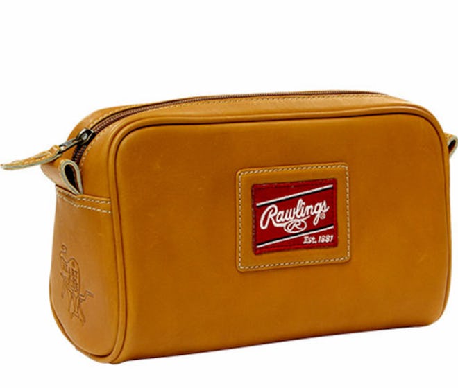 Premium Tan Baseball Glove Leather Travel Kit by Rawlings