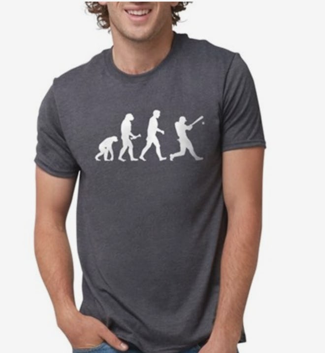 Baseball Evolution Mens Tri-Blend T-shirt