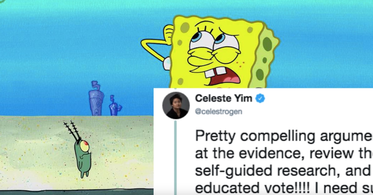 What Kind Of Sponge Is Spongebob Squarepants A Tweet Has Sparked A Massive Debate About The Iconic Character
