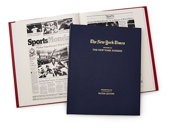 New York Times Custom Baseball Book