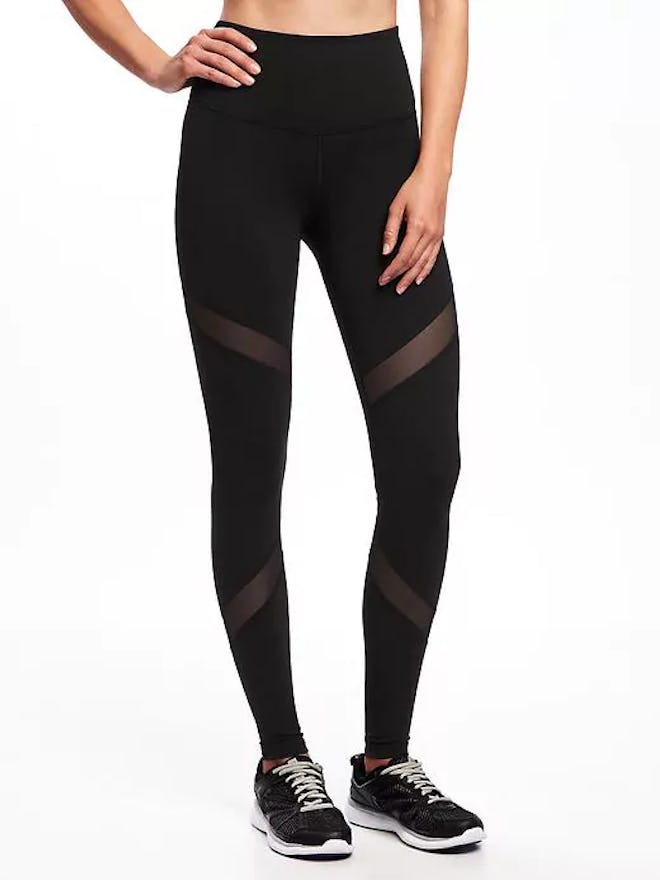 Mesh-Panel Leggings 